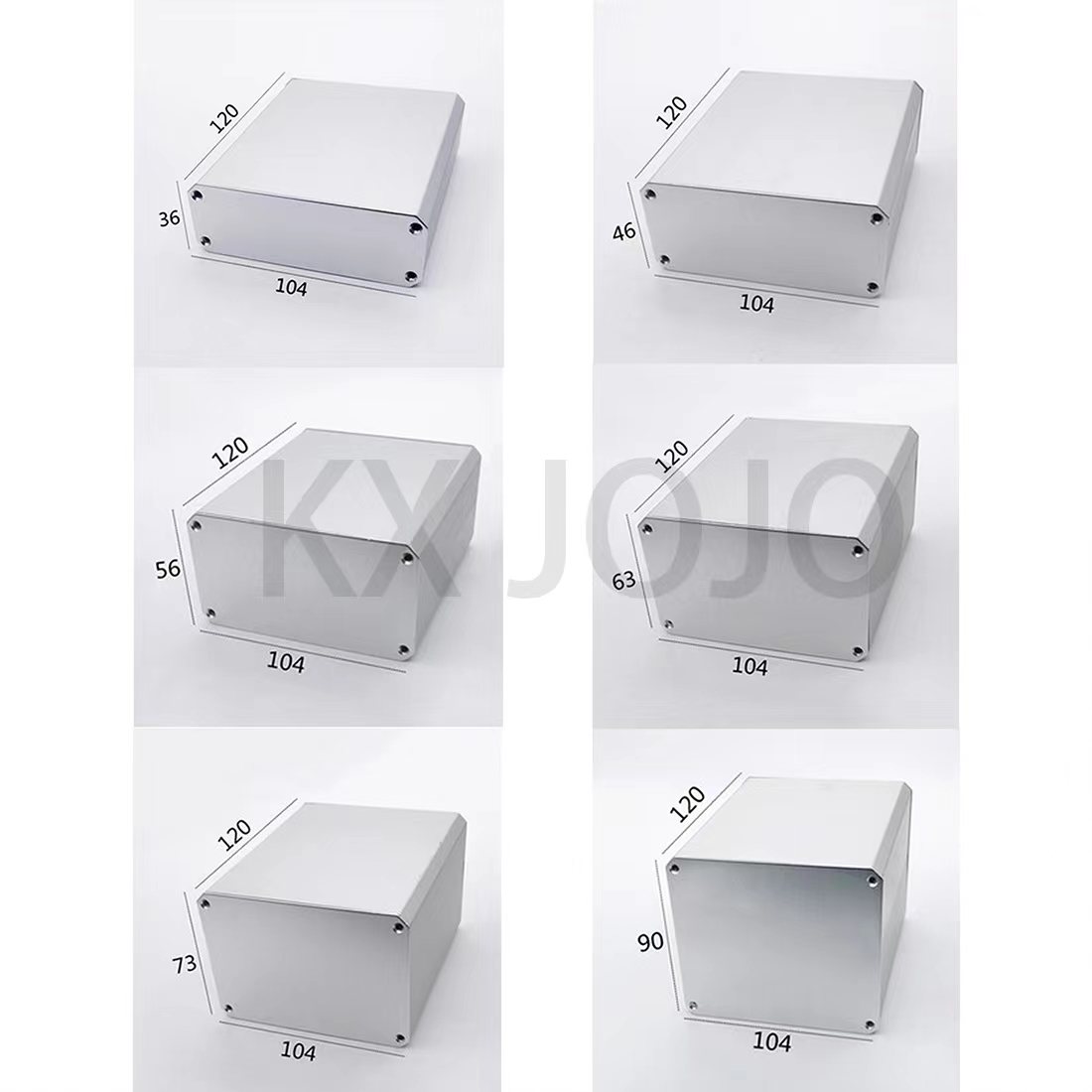 Diy Projects With Electronics - الألومنيوم الضميمة 104*36/46/56/63/73/90*120 مللي متر صندوق