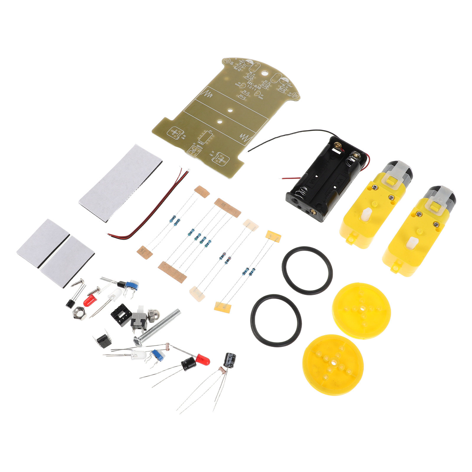Diy Electronics Learning Kit - مجموعة واحدة من طقم السيارة الذكية،