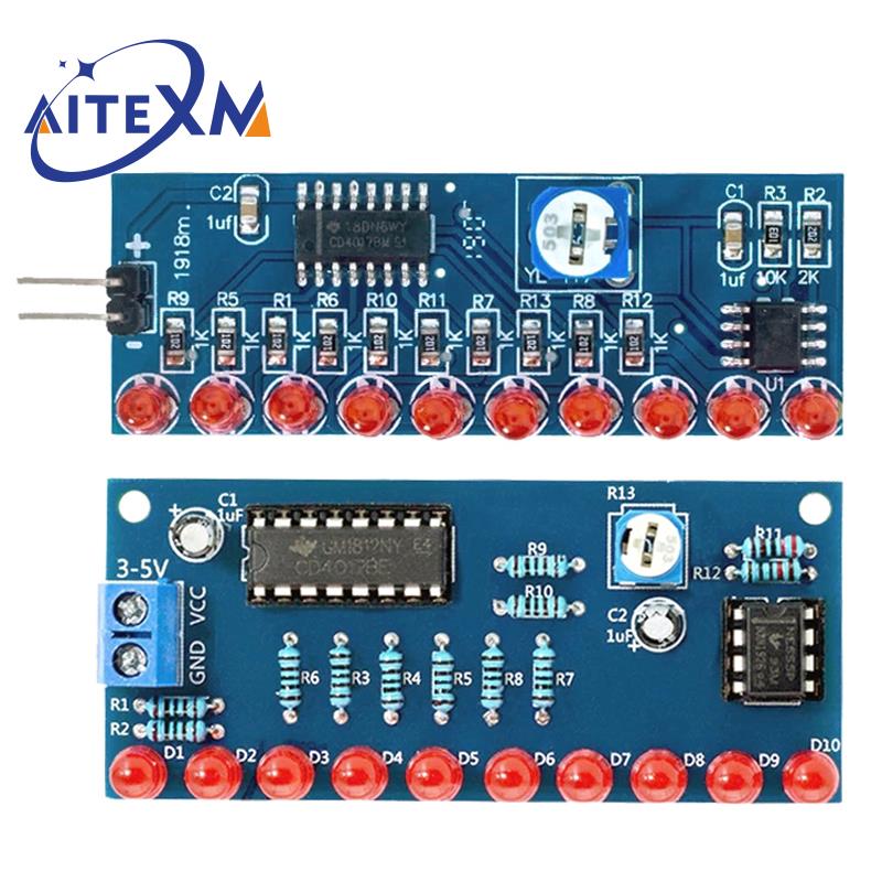Diy Electronics Learning Kit - مجموعات الالكترونيات الذكية Ne555 + CD4017