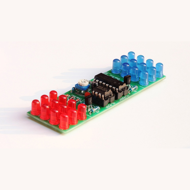 IC LED أحمر أزرق مزدوج اللون أ - مراجعة Diy Electronics Learning Kit وسعره