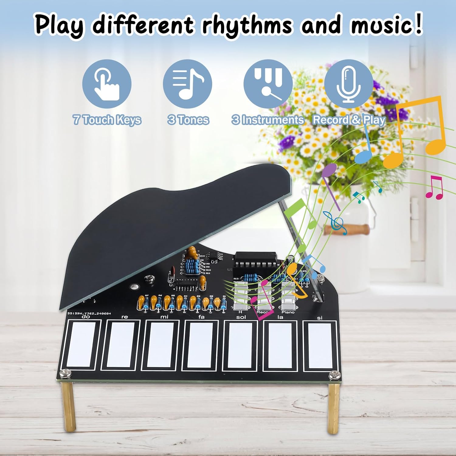 لتقوم بها بنفسك مجموعة ممارسة  - مراجعة Diy Guitar Electronics Kit وسعره