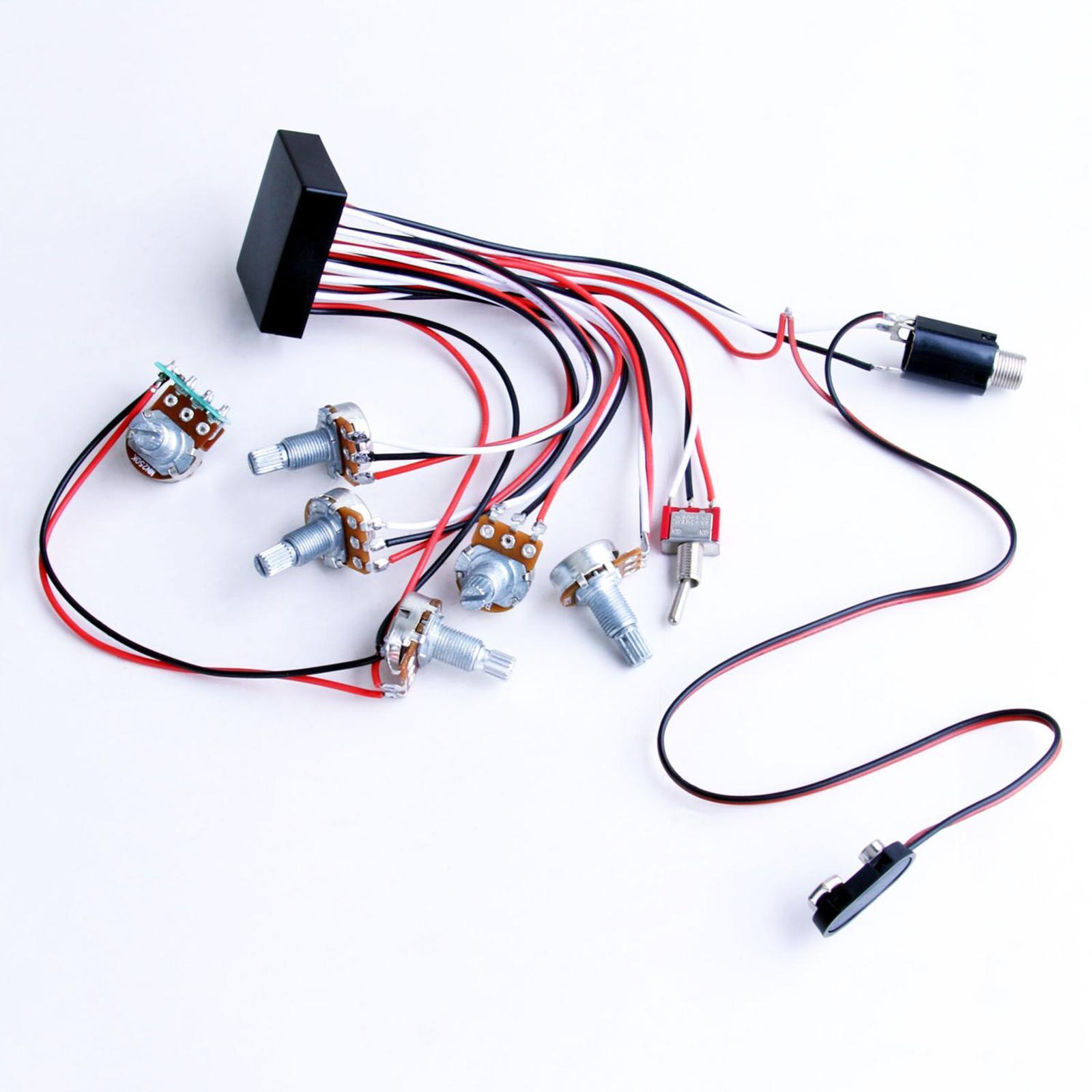 3 Band Active Passive Pickup R - مراجعة Diy Guitar Electronics Kit وسعره