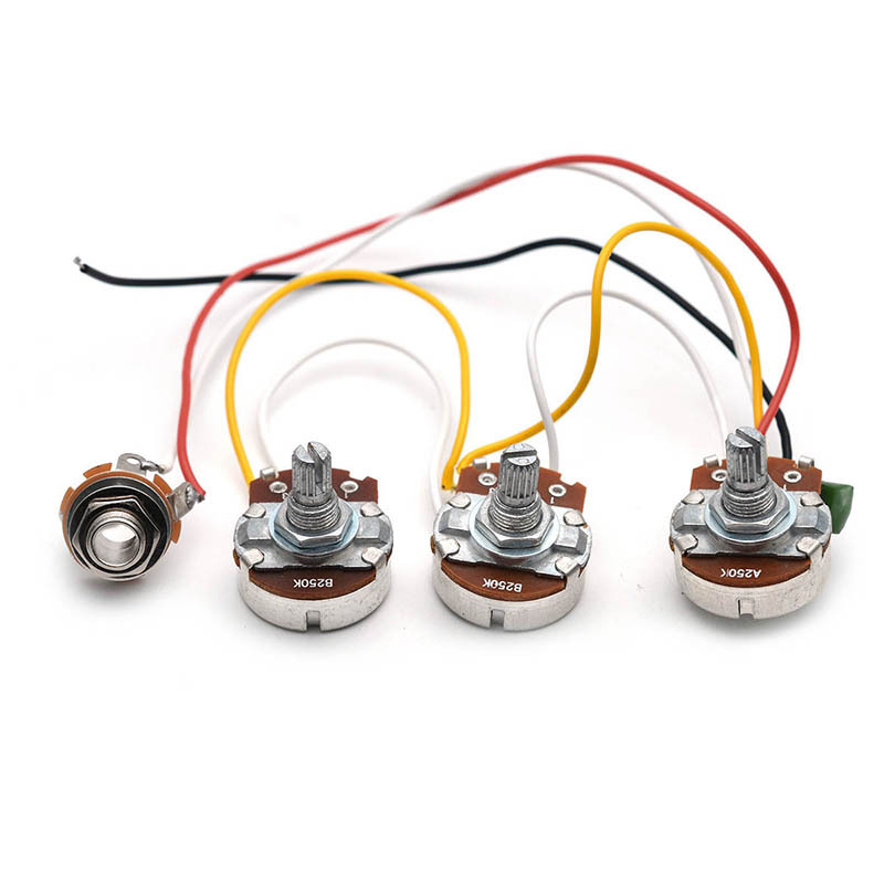 طقم توصيلات كهربائية للجيتار ا - مراجعة Diy Guitar Electronics Kit وسعره
