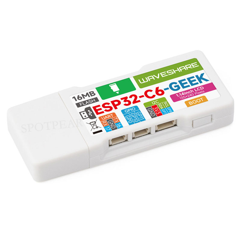 لوحة تطوير ESP32-C6 GEEK مع شا - مراجعة Diy Electronics Board وسعره