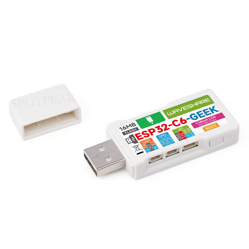 لوحة تطوير ESP32-C6 GEEK مع شا - مراجعة Diy Electronics Board وسعره