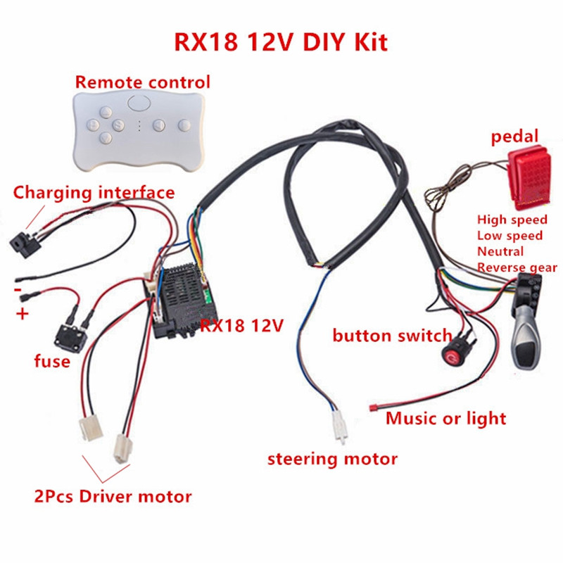 طقم سلك ومفتاح معدل للسيارة ال - مراجعة Diy Electronics Button وسعره
