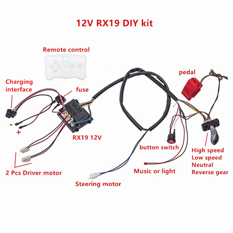 طقم سلك ومفتاح معدل للسيارة ال - مراجعة Diy Electronics Button وسعره