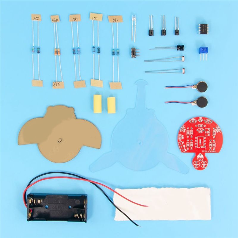 *A89Z اليراع روبوت حساس للضوء  - مراجعة Diy Electronics Learning Kit وسعره