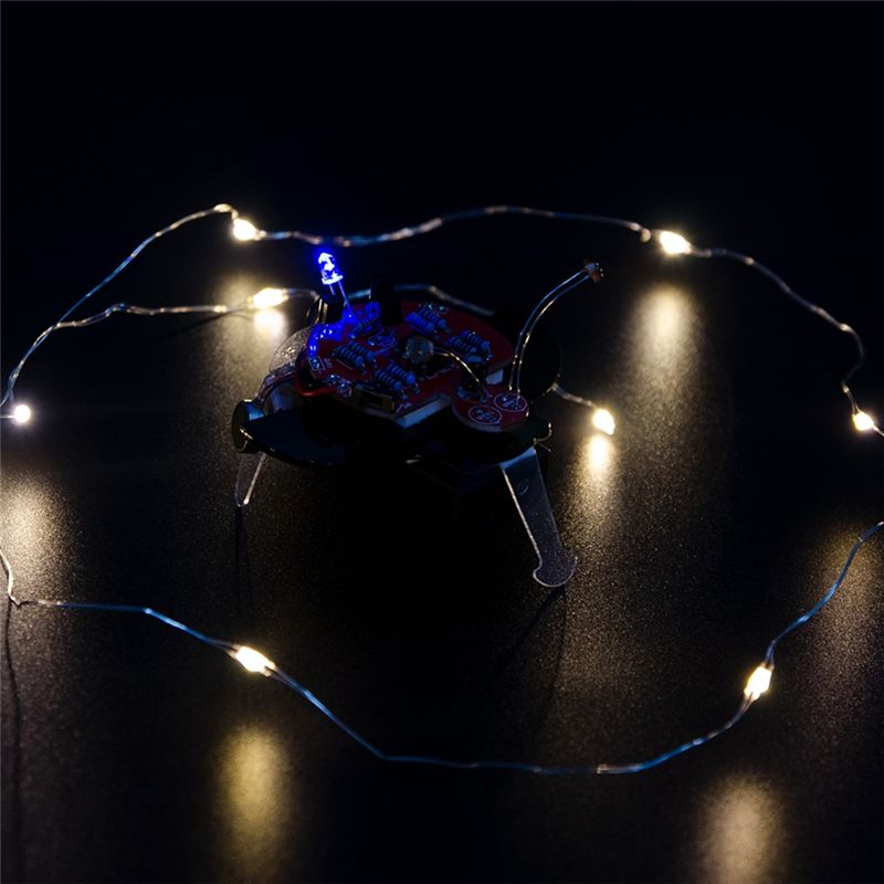 *A89Z اليراع روبوت حساس للضوء  - مراجعة Diy Electronics Learning Kit وسعره
