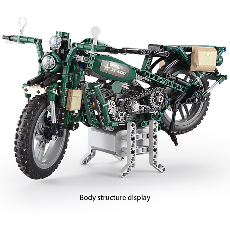 Cada 550 قطعة مدينة سلسلة دراج - مراجعة Diy Motorcycle Electronics وسعره
