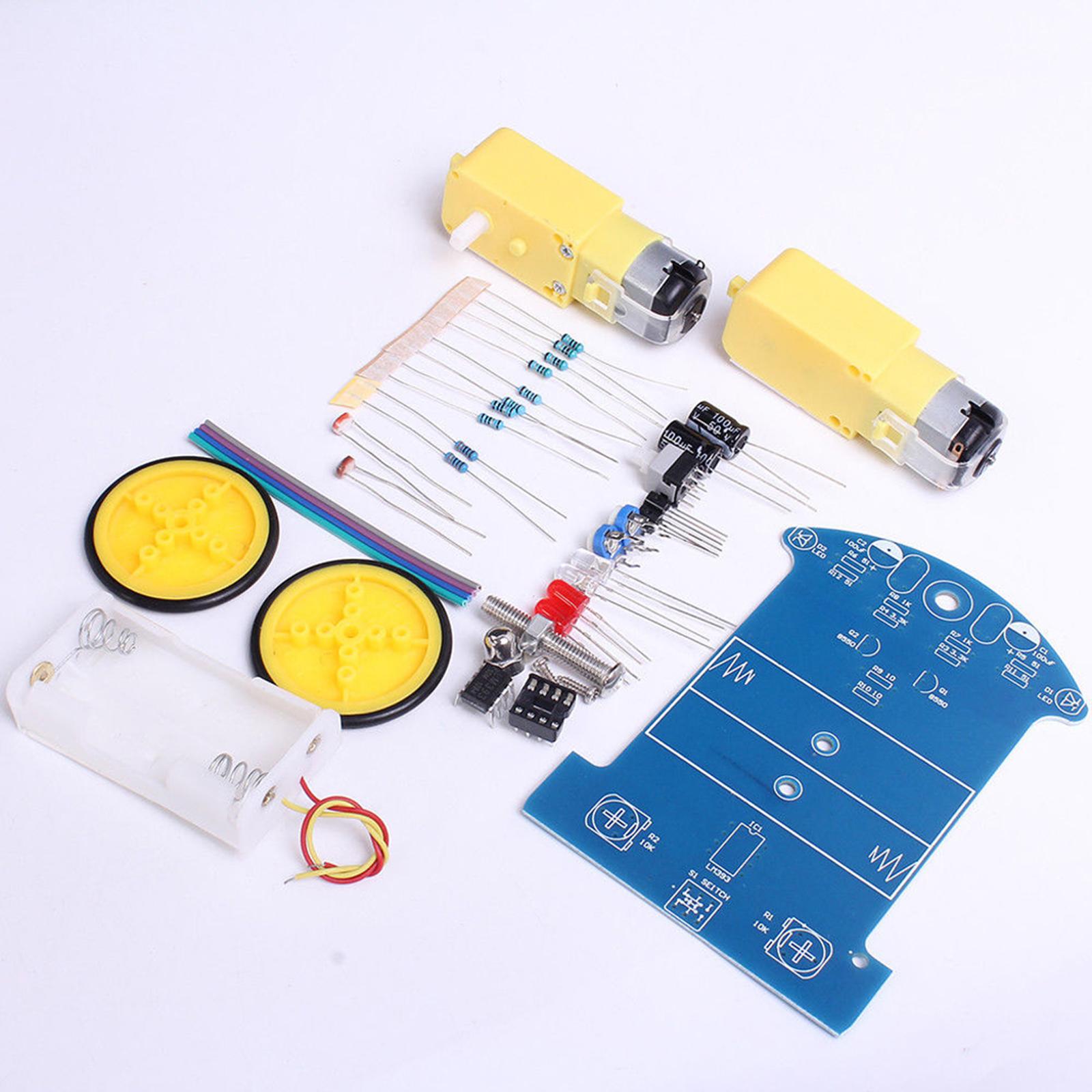 مجموعة سيارة روبوت ذكية للتركي - مراجعة Diy Electronics Learning Kit وسعره