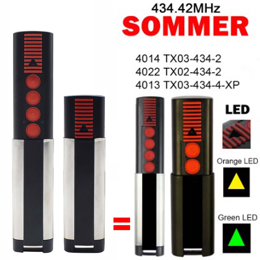 100% متوافق 434MHz SOMMER Tx03 - مراجعة Diy Electronics Button وسعره