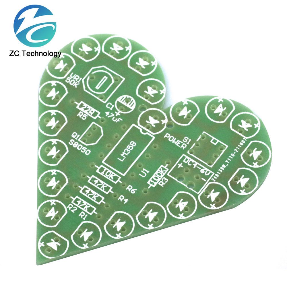 لتقوم بها بنفسك عدة شكل قلب طق - مراجعة Diy Electronics Learning Kit وسعره