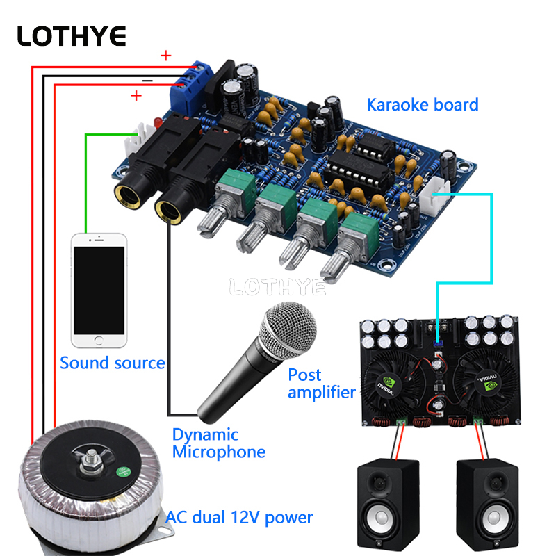 PT2399 ميكروفون مكبر للصوت مجل - مراجعة Diy Electronics Board وسعره