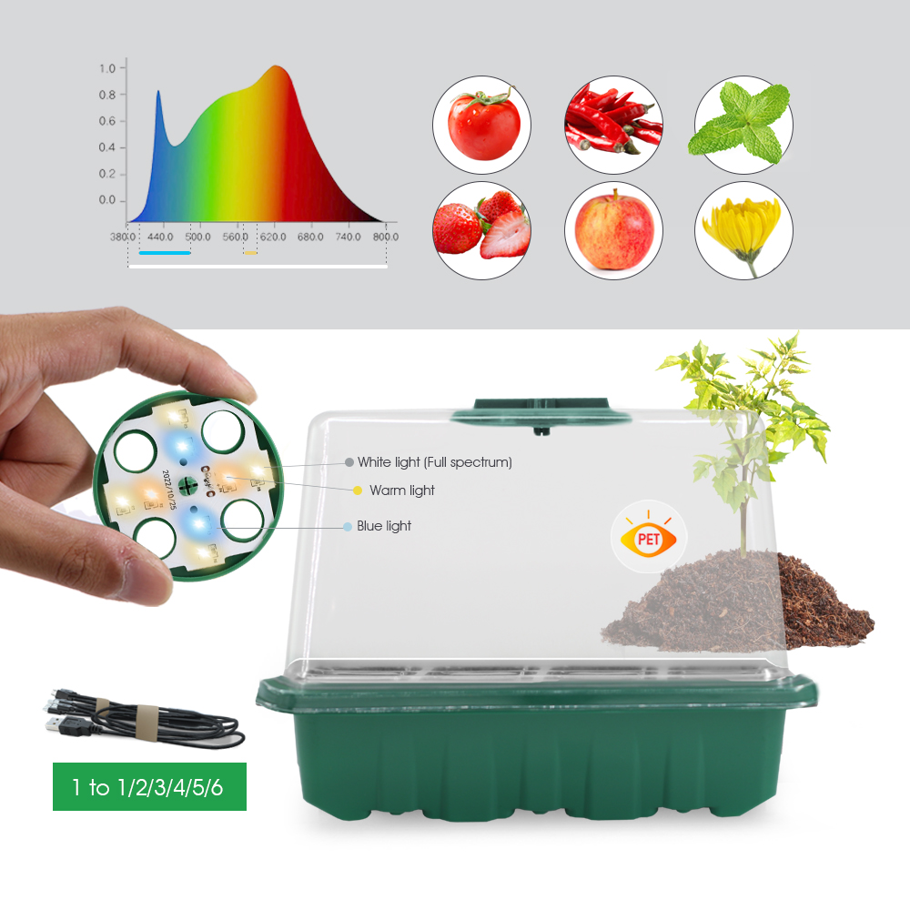 LED أواني الحضانة مع تنمو ضوء  - مراجعة Led Assortment Kit وسعره