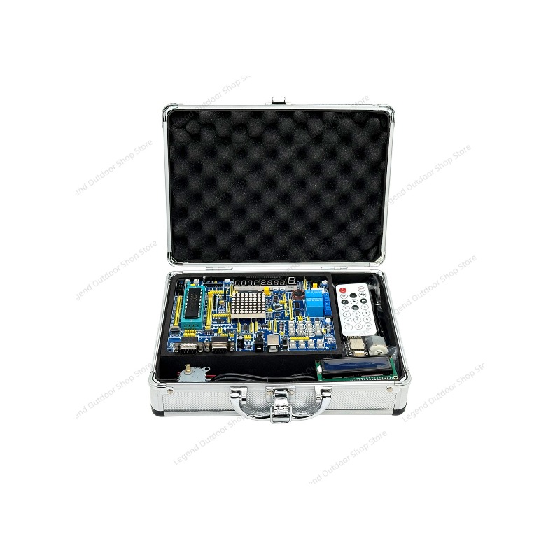 لوحة تطوير LY-51S 51MCU مع صند - مراجعة Diy Projects With Electronics وسعره