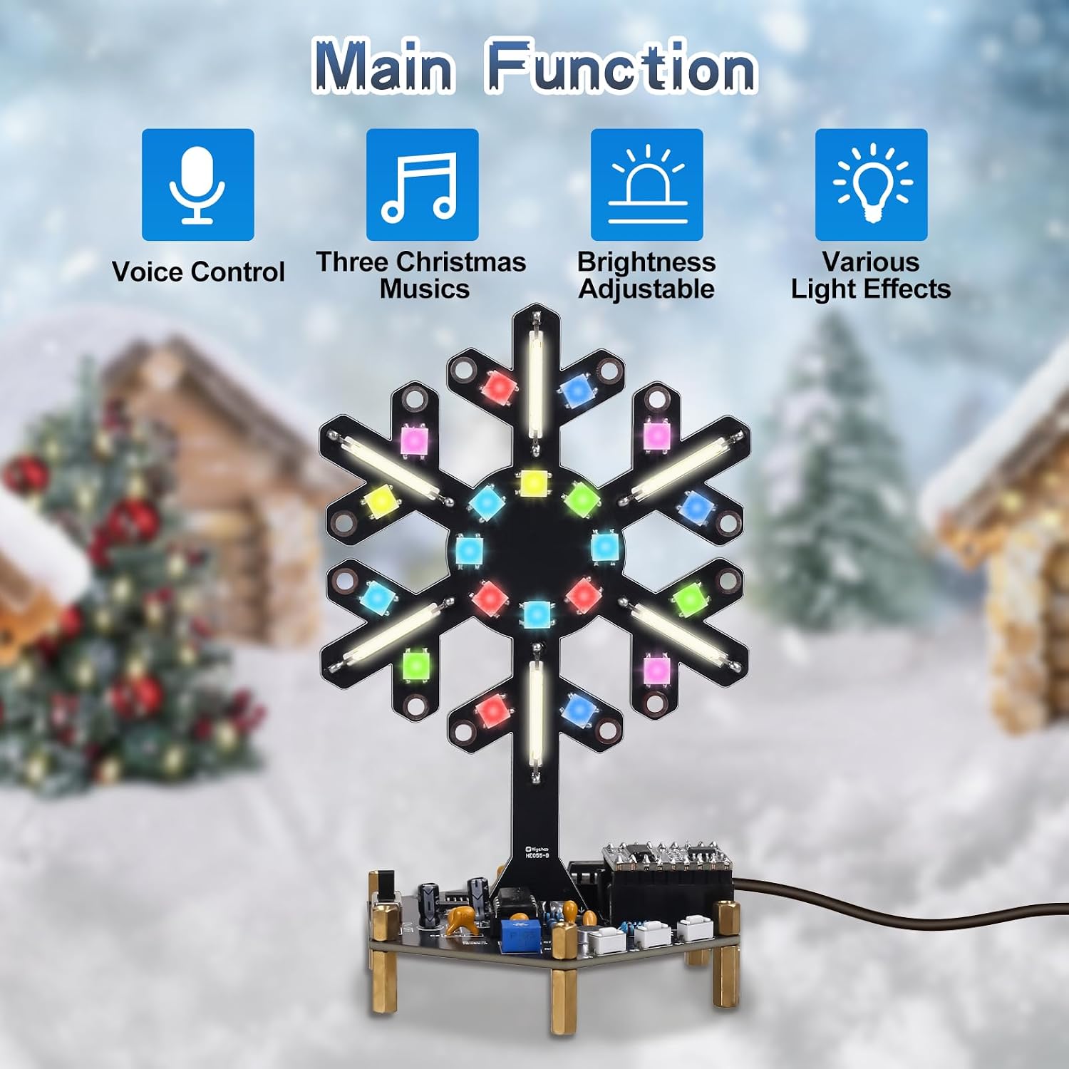طقم تدريب على اللحام مع إضاءة  - مراجعة Diy Electronics Learning Kit وسعره