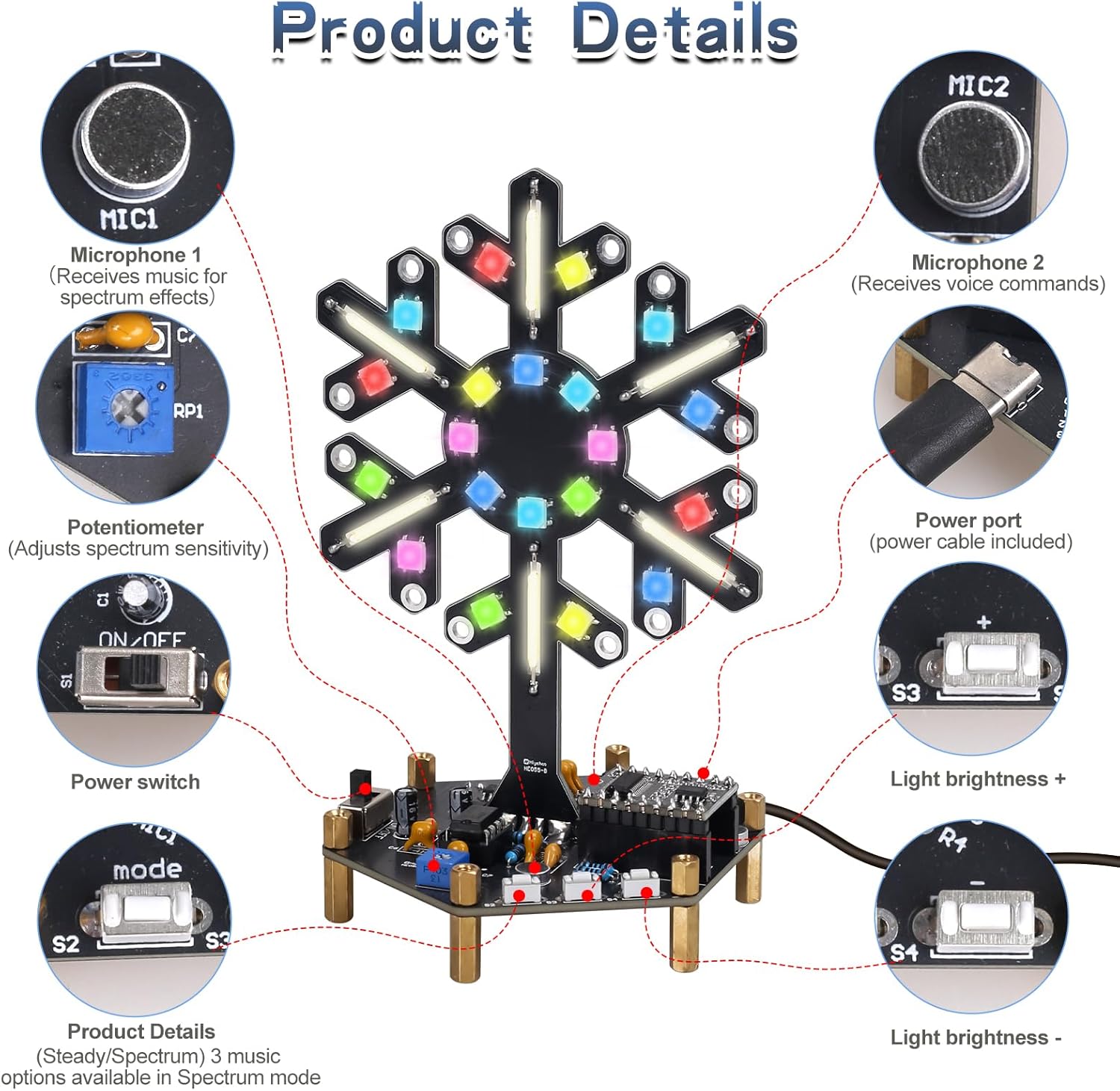 طقم تدريب على اللحام مع إضاءة  - مراجعة Diy Electronics Learning Kit وسعره