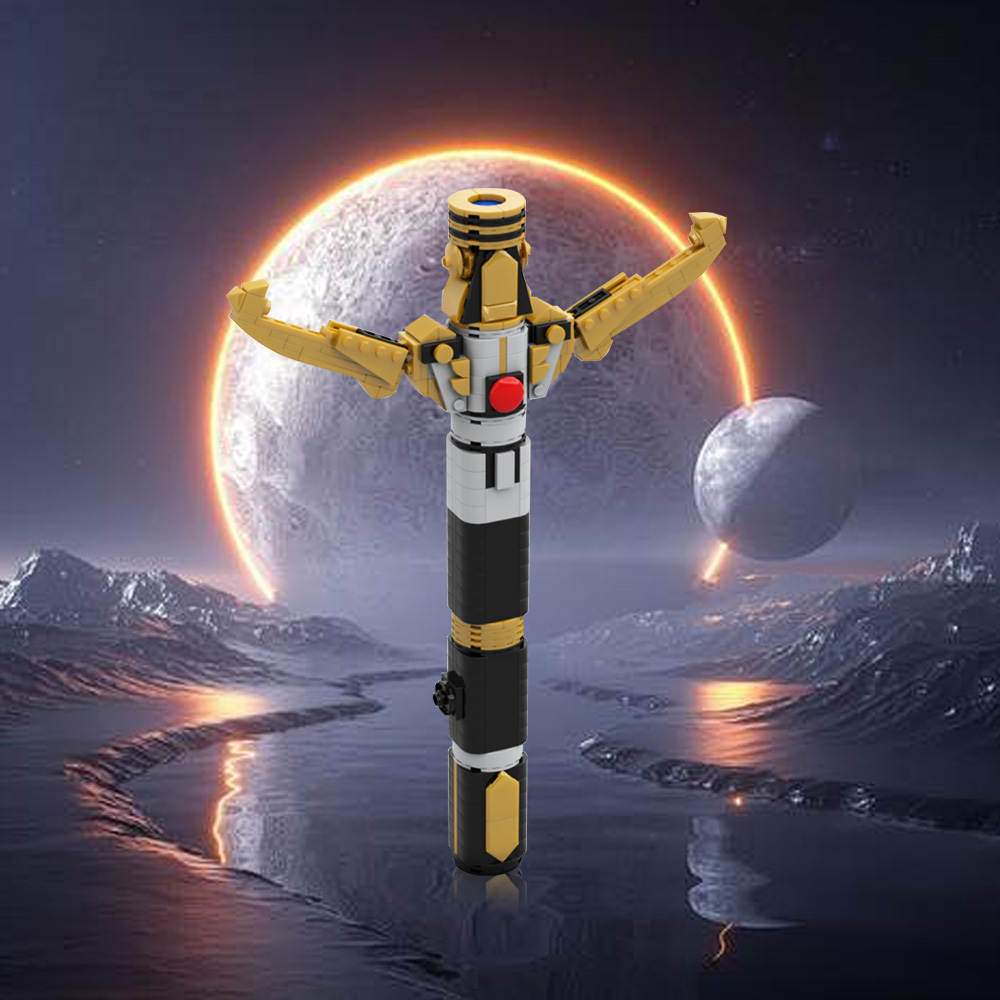 Gobricks MOC الجمهوريات العليا - مراجعة Diy Lightsaber Electronics وسعره